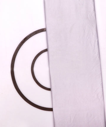 White Colour Plain Satin Fabric
